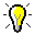 Retro lightbulb clipart